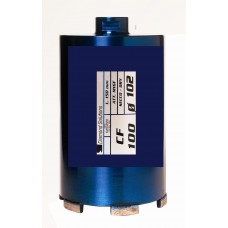 Diamantbohrkronen CF100 für Bohrmaschinen mit Standard-Segment für trockene Entkernung. Ideal zum Entkernen von Mauerwerk, Ziegel, 